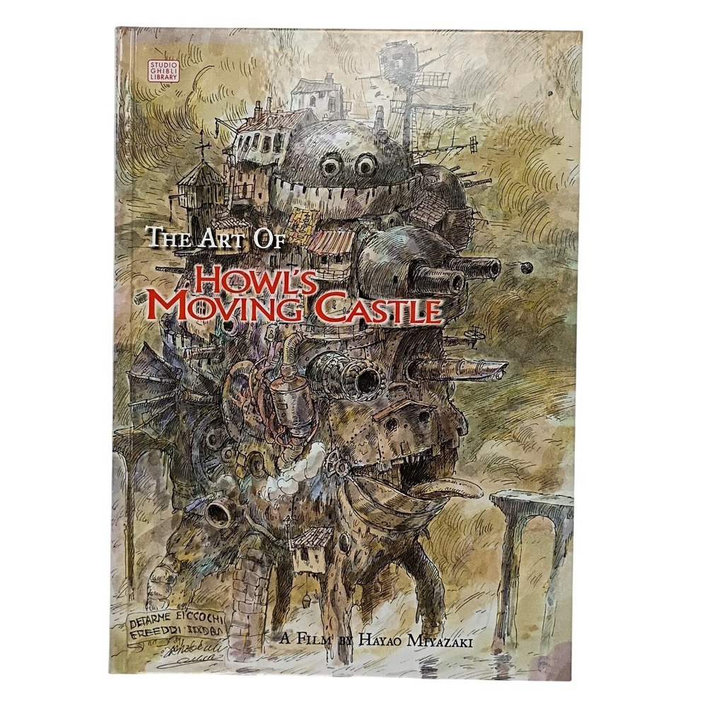 The Art of Howls Moving Castle Viz Media Studio Ghibli Anime Art Book Hardcover